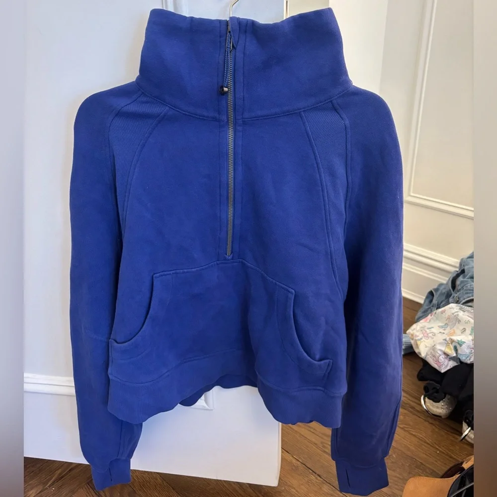 Lululemon Scuba Oversized‎ Funnel Neck Half Zip Psychic